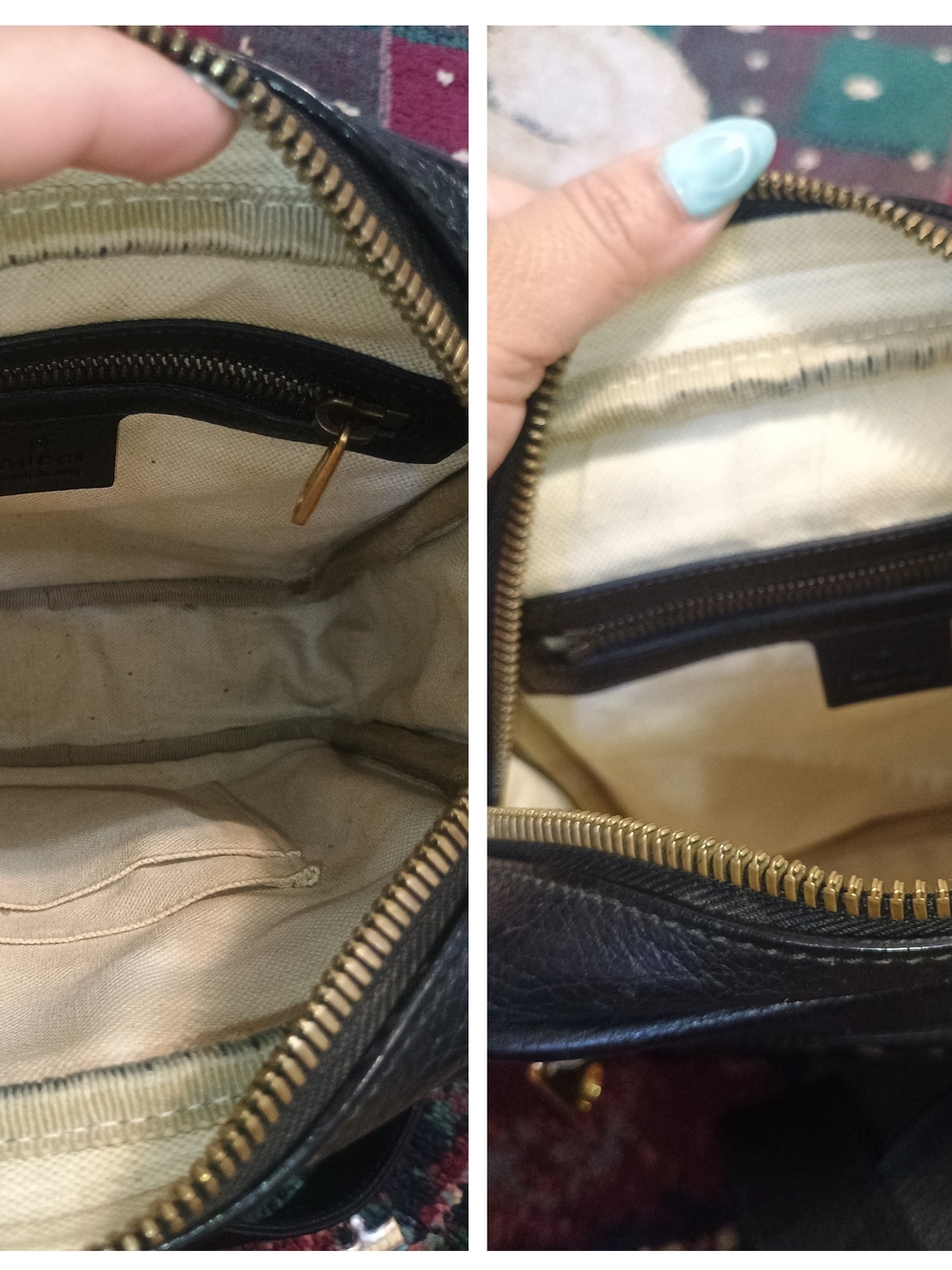 Gucci Logo Print Messenger Bag (Needs Cleaning Inside) - Picture 8 of 10